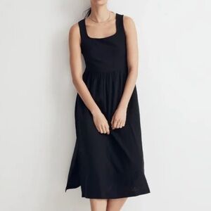 Madewell Black Sleeveless Tank Dress Size XL